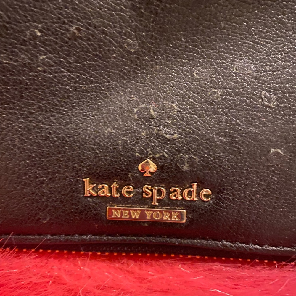 Kate Spade ♠️ Faux Fur Clutch